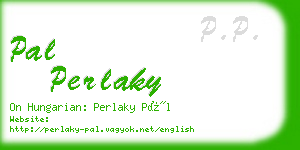 pal perlaky business card